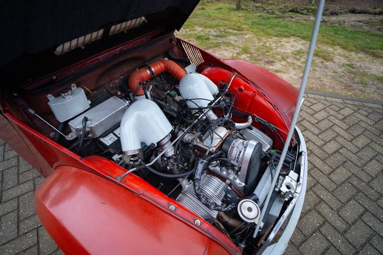 Citroën Dyane BMW R 1100 RS motor motorwissel engineswap