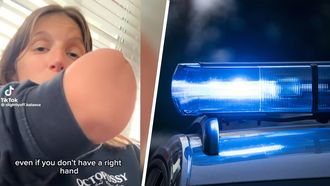 Vrouw krijgt een boete voor rijden met telefoon in hand, maar ze heeft geen tweede hand