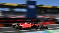 Ferrari's Monegasque driver Charles Leclerc drives in the pits during the first practice session of the Italian Formula One Grand Prix at the Autodromo Nazionale Monza circuit in Monza, northern Italy on September 4, 2026. 
Marco BERTORELLO / AFP