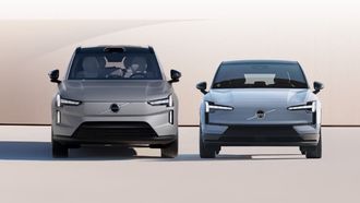 familiegezicht autodesign Volvo EX90 EX30 column