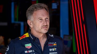 epa11488149 Red Bull Racing team principal Christian Horner prepares for the second free practice session for the Formula One Hungarian Grand Prix at the Hungaroring circuit, in Mogyorod, near Budapest, 19 July 2024.  EPA/MARTIN DIVISEK