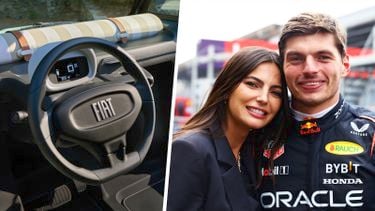 Max Verstappen F1 Formule 1 Kelly Piquet auto autootje Fiat Topolino