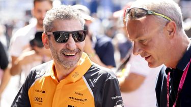 BOEDAPEST - Teambaas Andrea Stella (McLaren) op de Hungaroring voor aanvang van de 1e vrije training in aanloop naar de Grote Prijs van Hongarije. ANP SANDER KONING