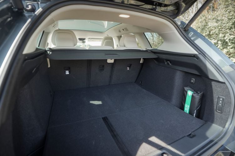 Bagageruimte van de Volvo EX60