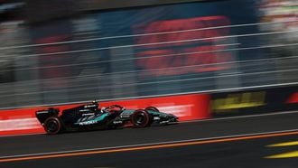 Mercedes' Italian driver Kimi Antonelli competes in the qualifying session at the Madring circuit on September 12, 2026 in Madrid, ahead of the Spanish Formula One Grand Prix. 
Pierre-Philippe MARCOU / AFP