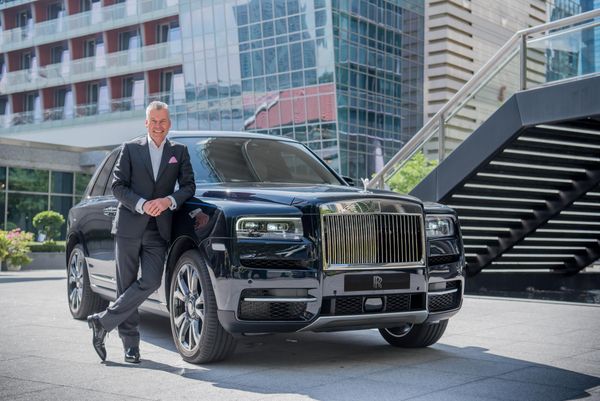 Torsten Muller-Otvos, Chief Executive Officer, Rolls-Royce Motor Cars with Rolls-Royce Cullinan (LEAD)
