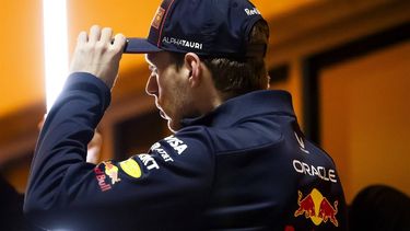 BAHREIN - Max Verstappen (Red Bull Racing) na afloop van de laatste testdag op het Bahrain International Circuit voorafgaand aan de start van het Formule 1-seizoen. ANP SEM VAN DER WAL