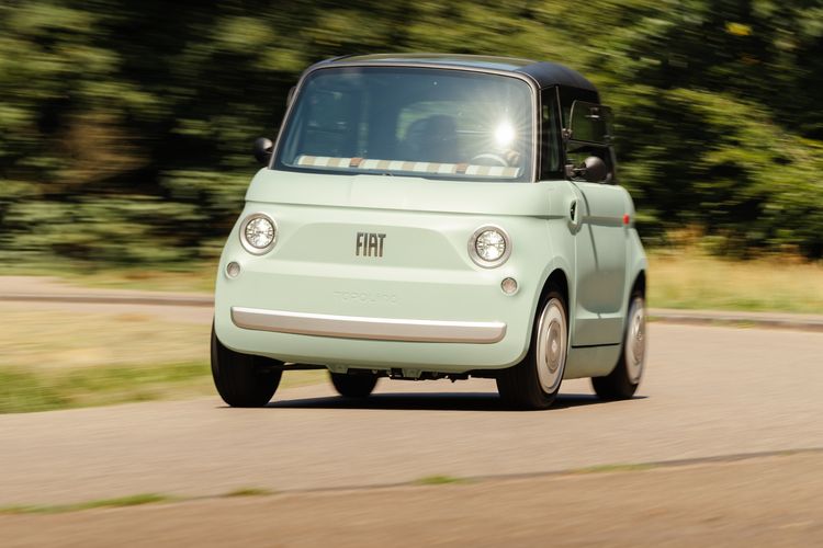 Fiat Topolino microcar EV goedkoopste elektrische auto Amerika Verenigde Staten Donald Trump