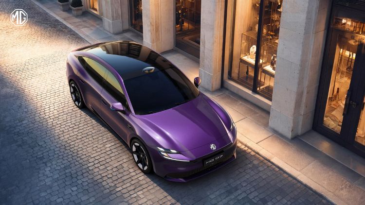 Porsche-design voor 25.000 euro: MG 07 lijkt op Taycan, maar heeft wél een brandstofmotor