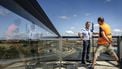 ZANDVOORT - Jan Lammers, sportief directeur, staat de pers te woord op het circuit van Zandvoort, in aanloop naar de Dutch Grand Prix. Over enkele weken zal de kustplaats voor de laatste keer decor zijn voor de Formule 1-race. REMKO DE WAAL / ANP
