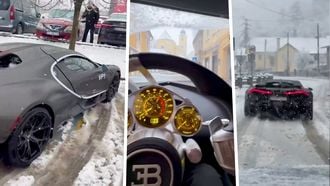 Bugatti Tourbillon Mate Rimac Sneeuw