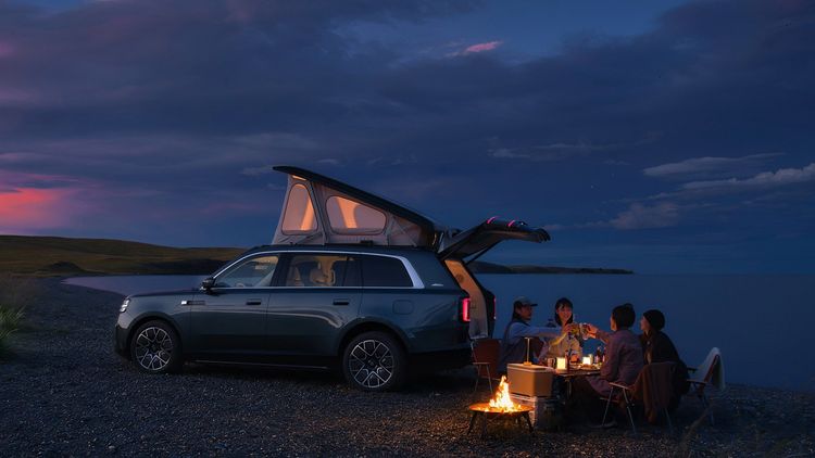 Xiaomi SkyNomad N90 Max Studio luxe-SUV verdieping slaapkamer slapen hefdak daktent kamperen