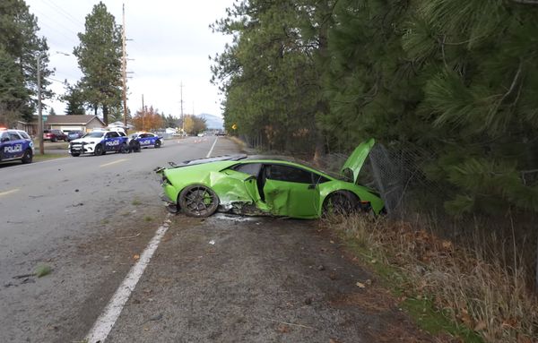 Lamborghini Huracán twin-turbo crash YouTuber Jake Schnatter