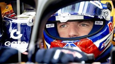 BAHREIN - Max Verstappen (Red Bull Racing) tijdens de eerste testdag op het Bahrain International Circuit voorafgaand aan de start van het Formule 1-seizoen. SANDER KONING / ANP