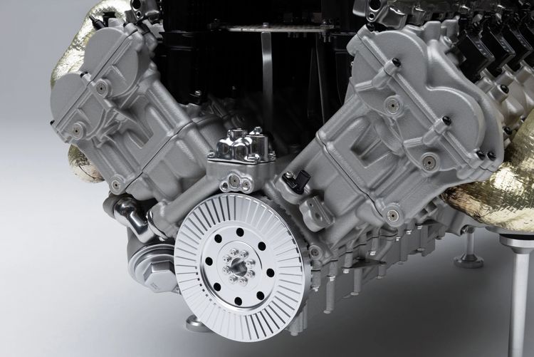 Bugatti Tourbillon V16 Cosworth schaalmodel Amalgam