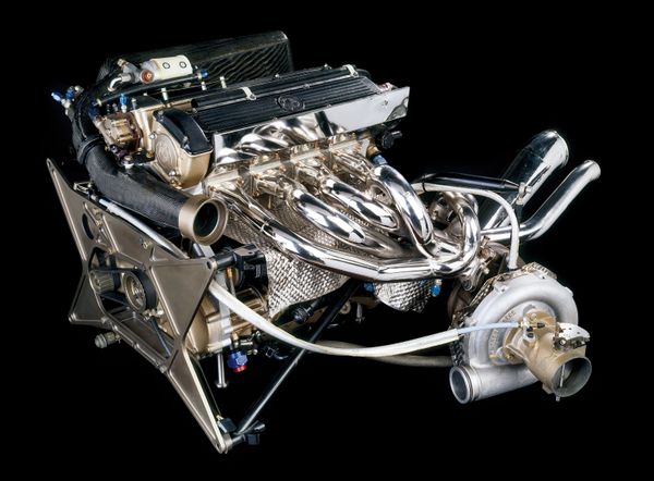 Benetton B186 met krachtigste Formule 1-motor ooit
