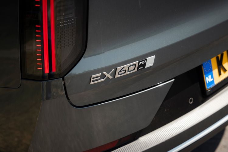 Typebadge van de Volvo EX60