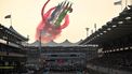 2022-11-20 14:45:00 An aerobatic team performs ahead of the Abu Dhabi Formula One Grand Prix at the Yas Marina Circuit in the Emirati city of Abu Dhabi on November 20, 2022. 
Ben Stansall / AFP