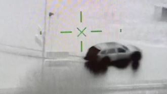 Politiehelikopter filmen drift driften BMW politie snelweg A12