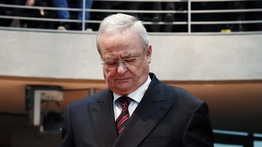 Voormalig Volkswagen topman Martin Winterkorn in rechtszaal (2017)