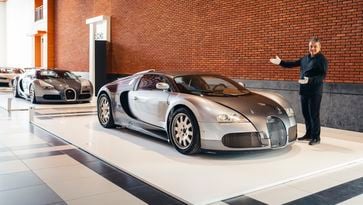 Dit was de eerste keer dan de 1001 pk-W16 in een Bugatti Veyron lag
