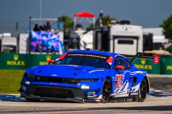 Ford Mustang GT3 op Sebring International Raceway