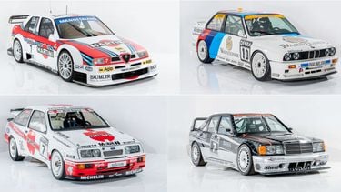 Vier DTM auto's