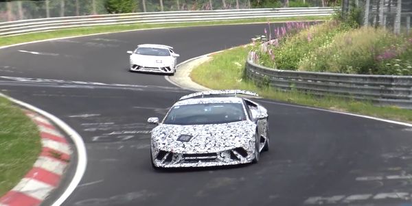 Lamborghini Huracán Superleggera op de Nürburgring