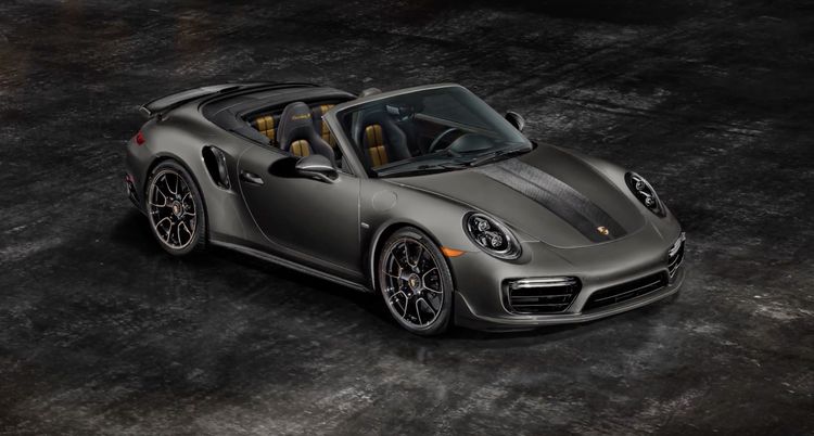 Porsche 911 Turbo s exclusive series grijs