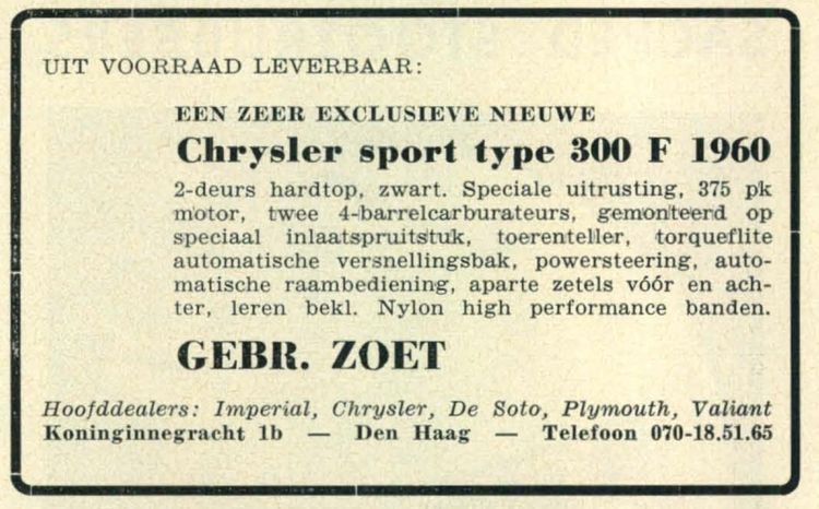 Advertenties 1960