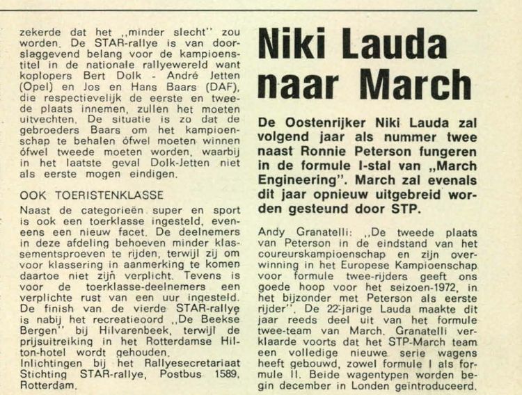 Niki Lauda 1971