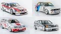 Vier DTM auto's