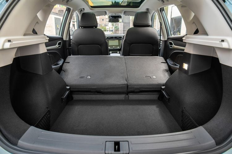 Bagageruimte van de MG ZS EV