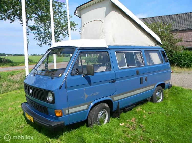 Volkswagen T3 Westfalia Joker camper occasion kampeerauto wegenbelasting wegenbelastingvrij