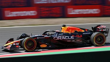 Red Bull Racing's Dutch driver Max Verstappen drives during the first practice session of the Formula One Chinese Grand Prix at the Shanghai International Circuit in Shanghai on March 21, 2025. 
GREG BAKER / AFP