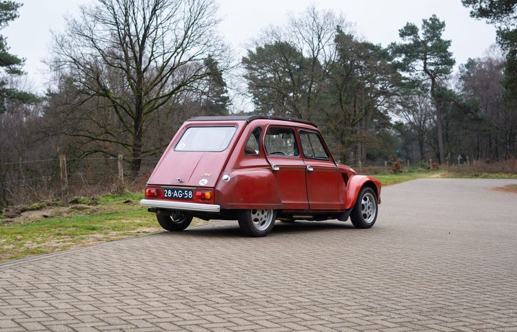 Citroën Dyane BMW R 1100 RS motor motorwissel engineswap