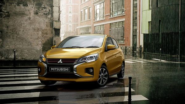 Mitsubishi Space Star in de stad
