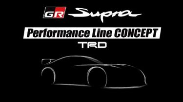 toyota gr supra performance line concept trd