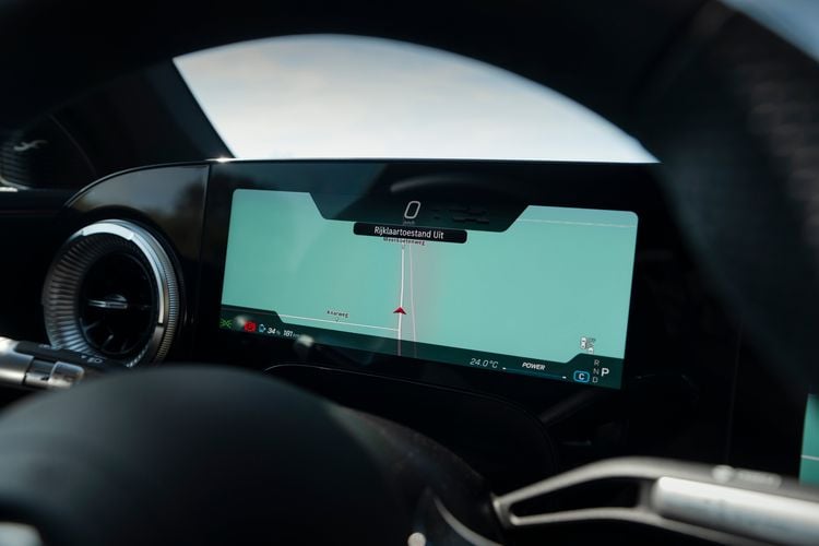 Digitaal instrumentarium van de Mercedes-Benz GLC