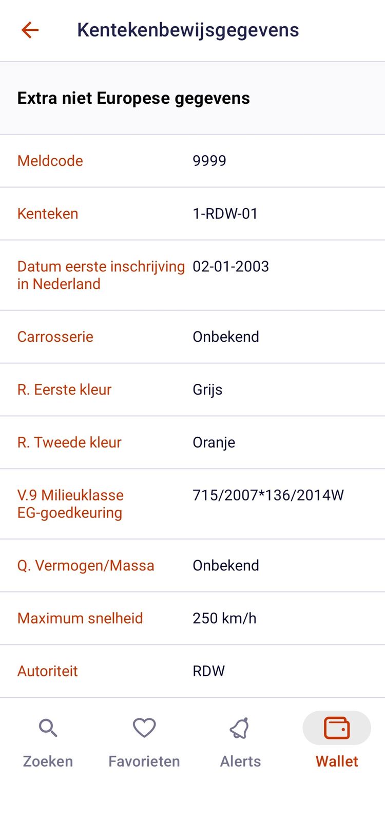 Digitaal kentekenbewijs nederland