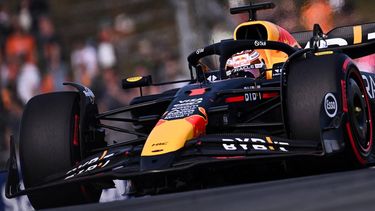 Red Bull Racing's Dutch driver Max Verstappen drives during the second practice session at The Circuit Zandvoort, western Netherlands, on August 23, 2024, ahead of the Formula One Dutch Grand Prix. The Formula One Zandvoort Grand Prix race will take place on August 25, 2024.
JOHN THYS / AFP