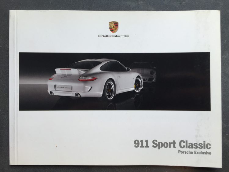 Porsche 911 Sport Classic brochure House of Petrolhead IMG_8491