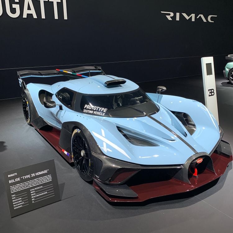 Bugatti bolide autosalon brussel