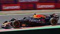 Red Bull Racing's Dutch driver Max Verstappen drives during the first practice session of the Formula One Chinese Grand Prix at the Shanghai International Circuit in Shanghai on March 21, 2025. 
GREG BAKER / AFP