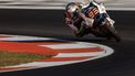 2023-11-24 10:32:29 epa10992594 Moto3 rider Collin Veijer of Liqui Moly Husqvana Intact GP takes a bend during a practice session at Ricardo Tormo circuit, in Cheste, Valencia, eastern Spain, 24 November 2023. The Valencian motorcycling Grand Prix takes place on 26 November 2023.  EPA/Biel Alino