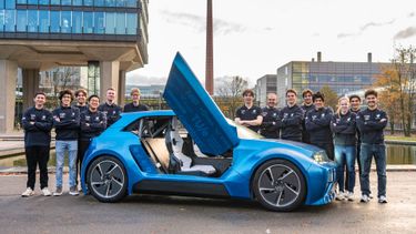 Nederlandse studenten bouwen auto die je zelf kunt repareren: 'ingebouwde gereedschapskist en reparatie-app'