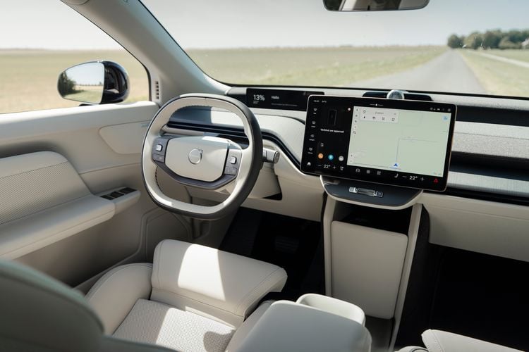 Cockpit van de Volvo EX60