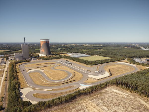 Luchtbeeld van Circuit Meppen