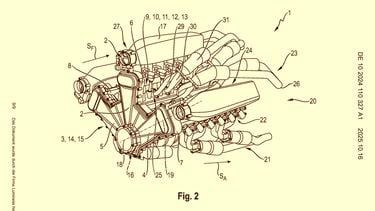 Porsche laat ineens een W18-motor met ruimte voor drie turbo’s