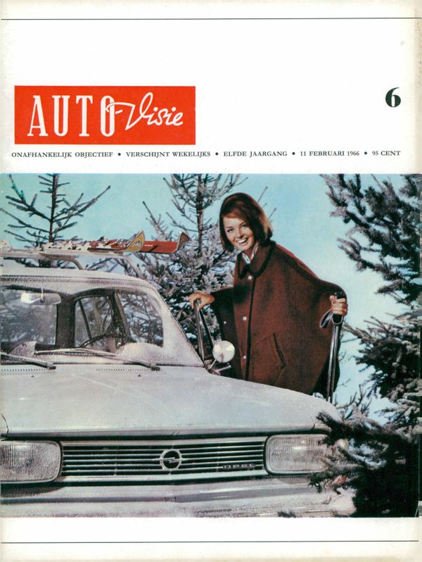 Covermodel Opel Rekord B: hij had één duidelijke missie